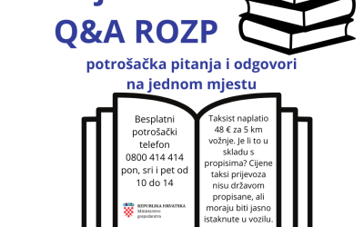 Pratite mjesečni Q&A ROZP i doznajte svoja potrošačka prava
