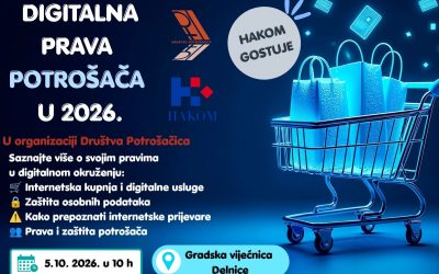 Digitalna prava potrošača u 2026.: edukativni događaj u Delnicama